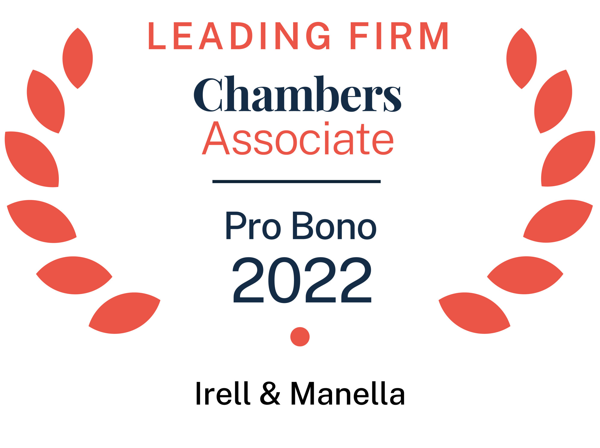 Chambers Associate Leading Firm in Pro Bono
