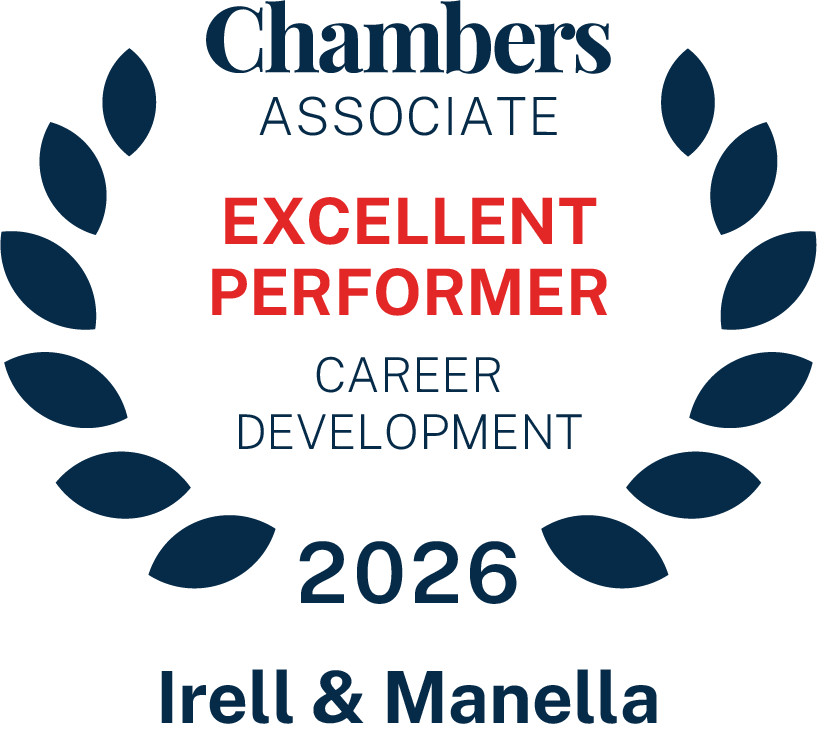 Irell Chambers Associate Excellent Performer Career Development 2026