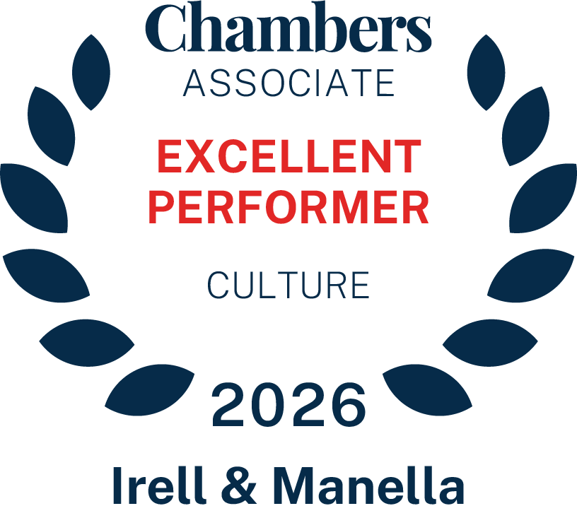 Irell Chambers Associate Excellent Performer Culture 2026