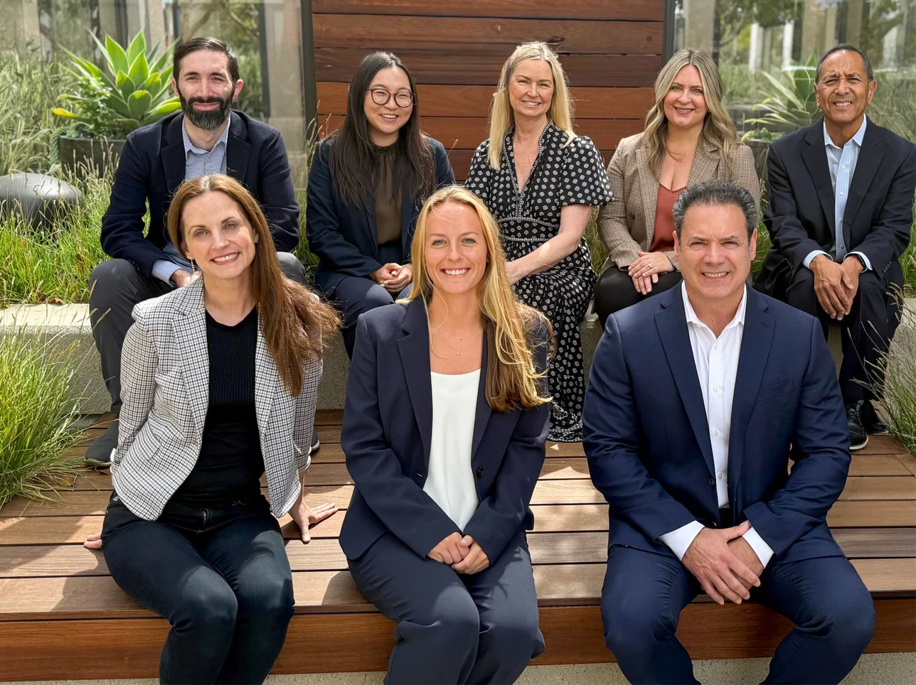Group photo of attorneys and staff at Irell's Newport Beach office